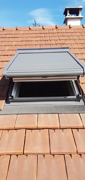 velux toit brique